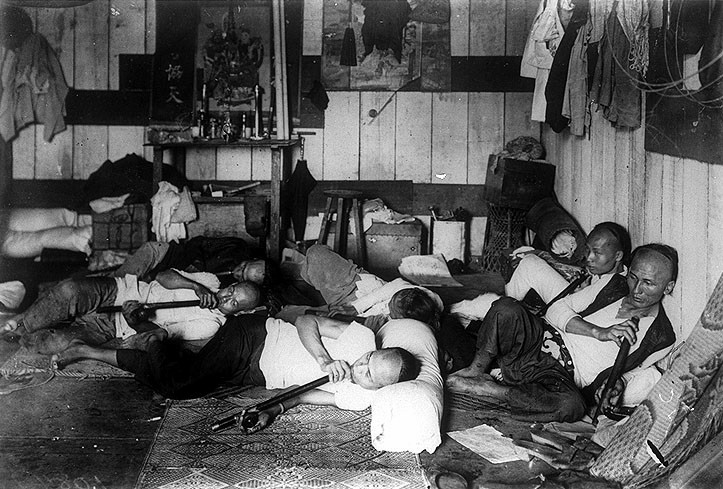 A Manila Opium Den