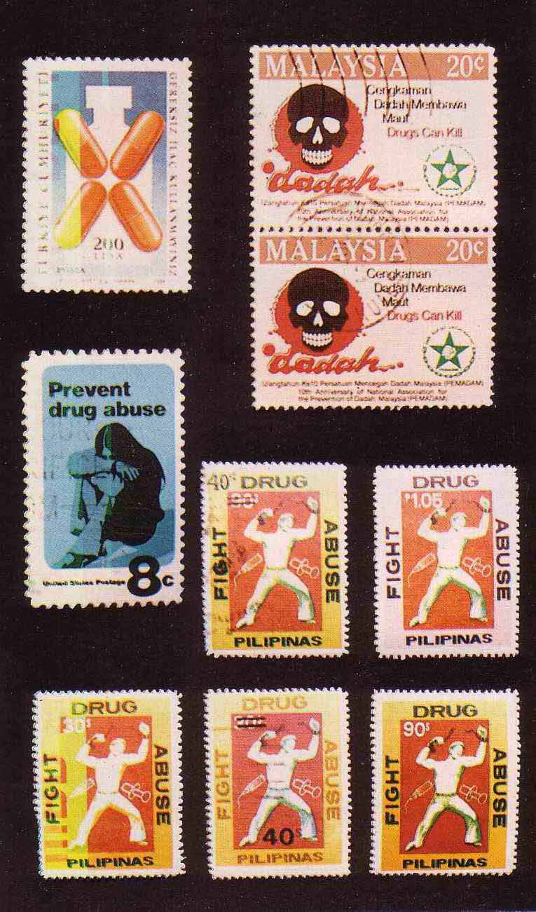 drugs on stamps